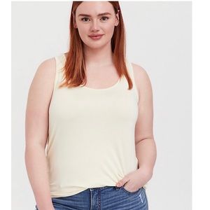 Torrid Super Soft Light Yellow Layering Tank